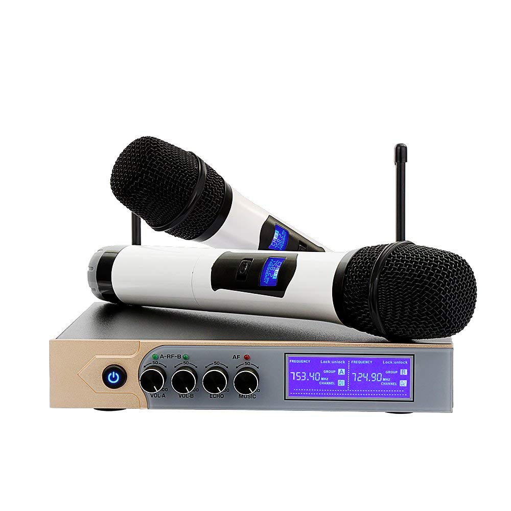 Micro Karaoke không dây ARCHEER X168 UHF có màn hình