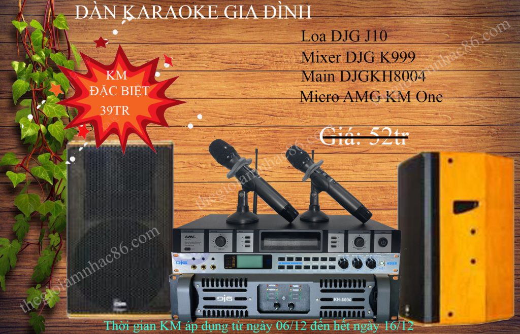 dàn karaoke mẫu 3