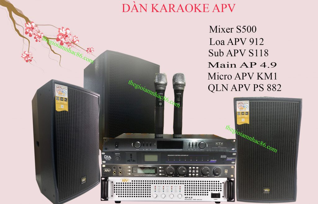 dàn karaoke APV